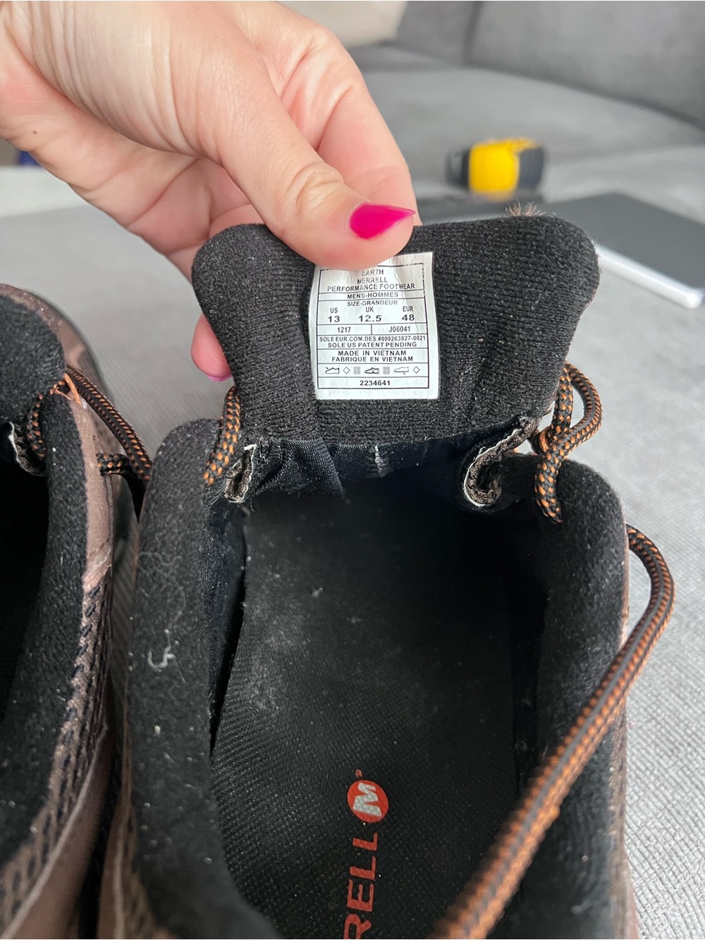 Men's Moab 3 GORE-TEX size 13, hiking merrell - Picture 4 of 9